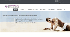 Desktop Screenshot of bodysphere.fr